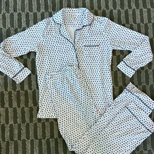 Roller Rabbit Blue and White Pajama Set